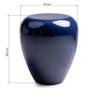 Sidebord Keiko – kobolt / glanset