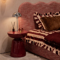 Sidebord LOGAN Dark Red 40×40 cm
