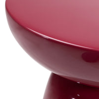 Sidebord LOGAN Dark Red 40×40 cm