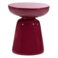 Sidebord LOGAN Dark Red 40×40 cm