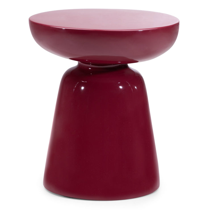Sidebord LOGAN Dark Red 40×40 cm