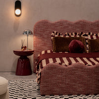 Sidebord LOGAN Dark Red 40×40 cm