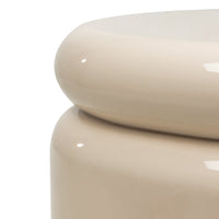 Sidebord Lue – blank / lys beige / 40 cm