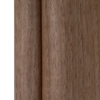 Sidebord Marlo II – mikrosement / kremhvit/valnøtt / 50 cm
