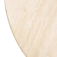 Sofabord  MEDLEY 50×50 cm Travertine og ask