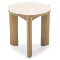 Sofabord  MEDLEY 50×50 cm Travertine og ask