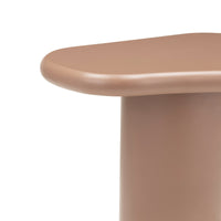 Monaco GL-ST002 – Sidebord i cynamone-finér med moderne buet base