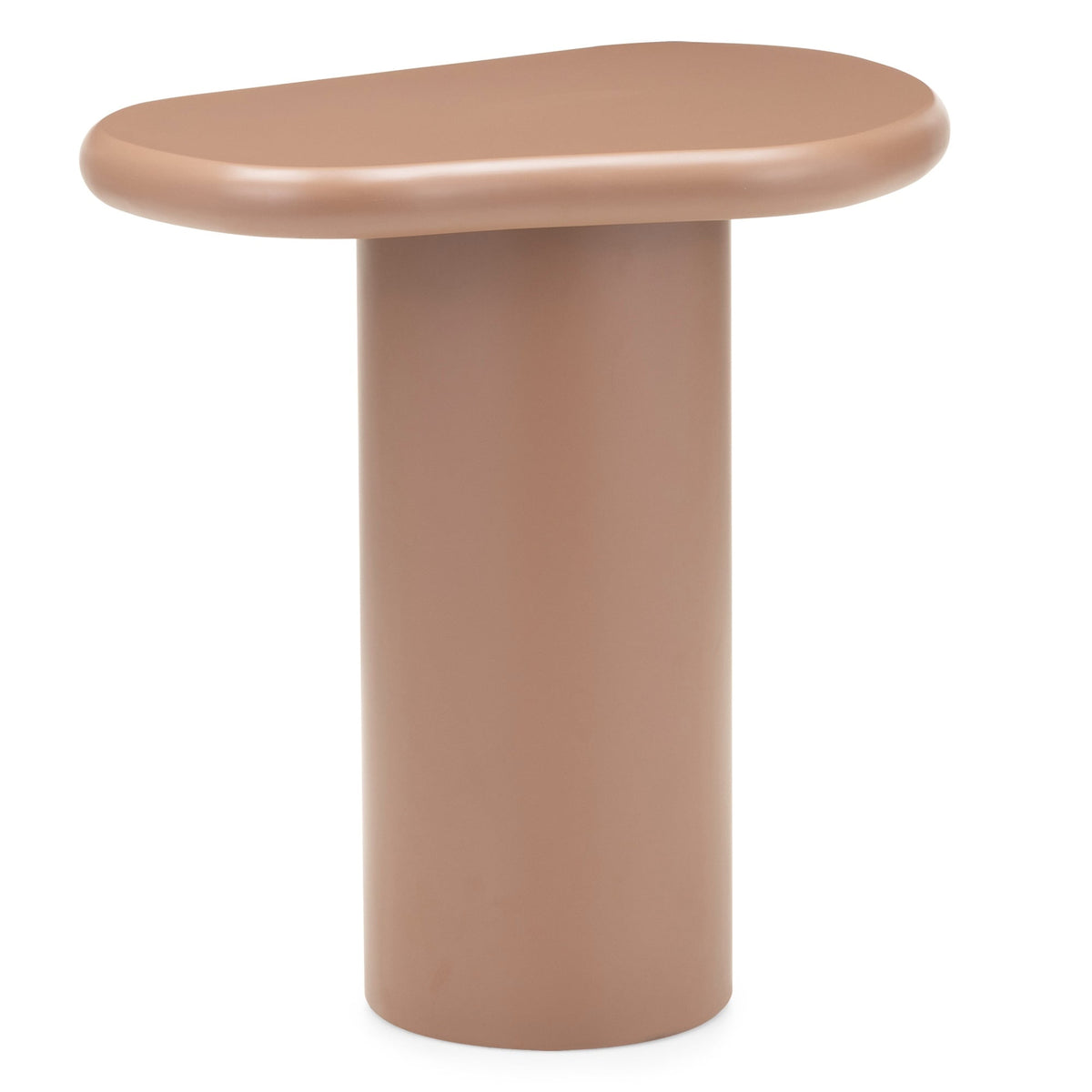 Monaco GL-ST002 – Sidebord i cynamone-finér med moderne buet base