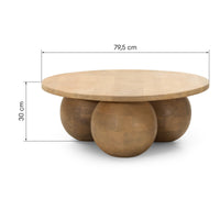 Sofabord Agostino – mangotre / 80 cm