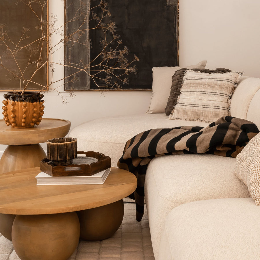 Sofabord Agostino – mangotre / 80 cm