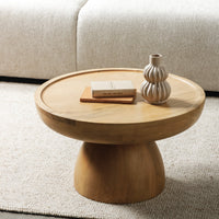 Sofabord Arvika – mangotre / rund / 70 cm