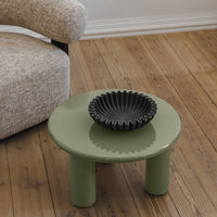 BLAIR Salongbord – Lite rundt sofabord i Green Sage