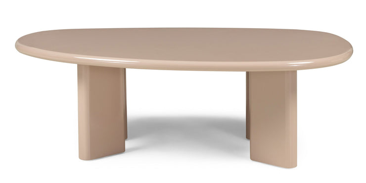 Cameron salongbord – 130 cm, nude høyglans