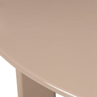 Cameron salongbord – 130 cm, nude høyglans