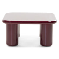 Sofabord kirsebær – blank / bordeaux / 70 cm