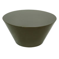 Eclipso sofabord – rundt 80 cm i grønn/grå glossy finish