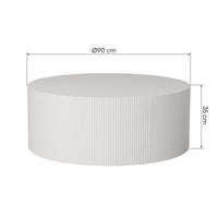 Sofabord Ermanno Beige / Grå