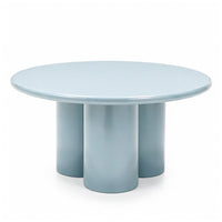 Sofabord Everett – blankt / blå/grå / 80 cm