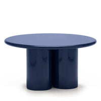 Sofabord Everett – blank / kobolt / 80 cm