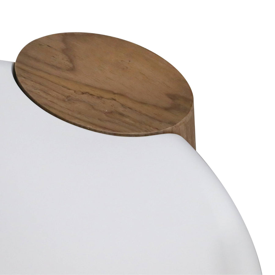 Floe stuebord 125 cm, hvit/valnøtt