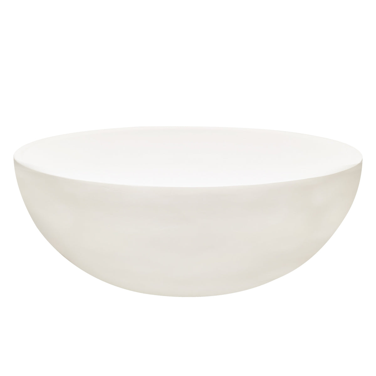 Lagoon Salongbord 80 cm – Rundt Bord i Betonglook | Beige