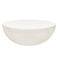 Lagoon Salongbord 80 cm – Rundt Bord i Betonglook | Beige