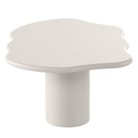 Muse sofabord – grå/beige matt finish med organisk form