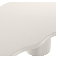 Muse sofabord – grå/beige matt finish med organisk form