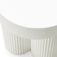 Sofabord SALERNO Glass / Hvit