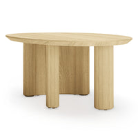 Segretto sofabord – ovalt design i naturlig eikefiner