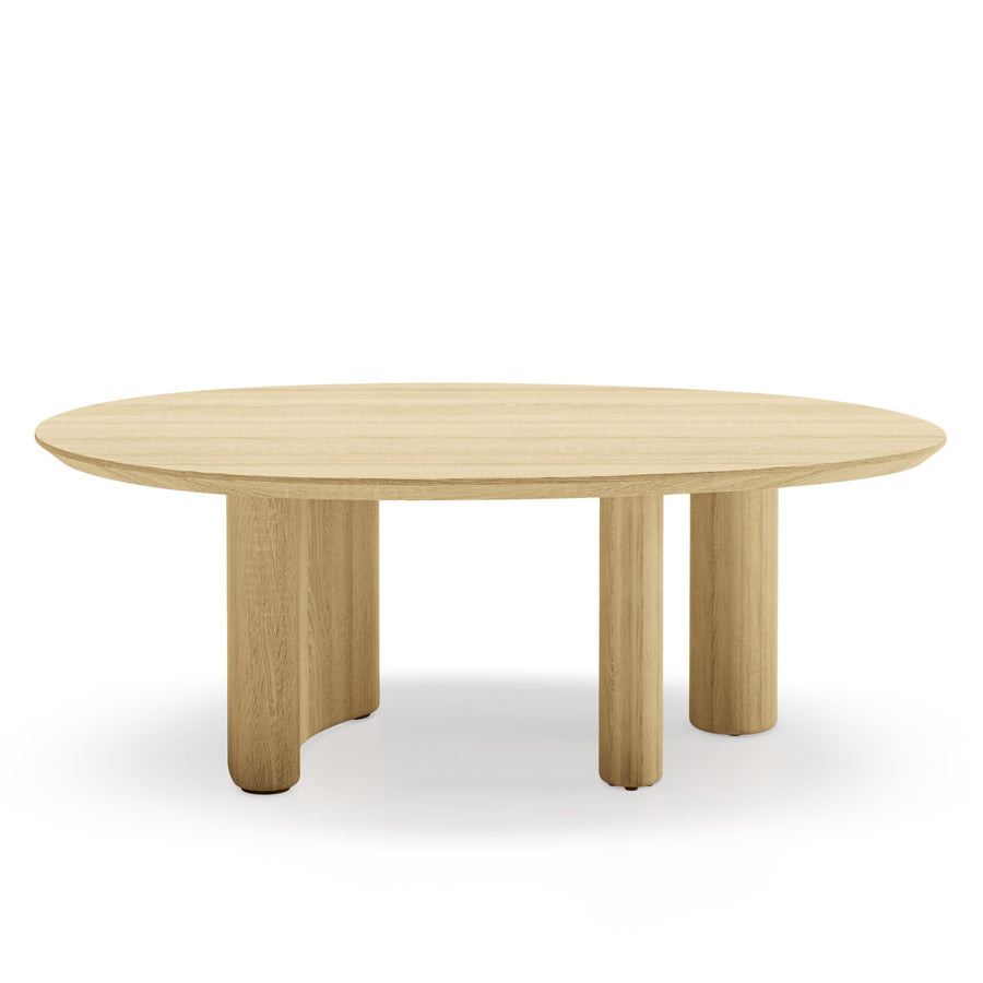 Segretto sofabord – ovalt design i naturlig eikefiner