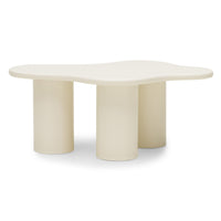 Sofabord – melkehvit / 100 cm