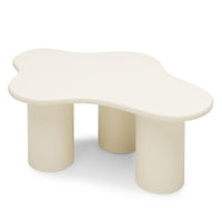 Sofabord – melkehvit / 100 cm