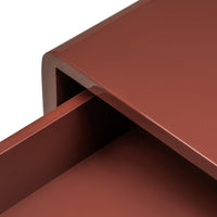 Nattbord Blush – høyglans / bordeaux/brun