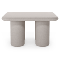 Vibonis Sofabord 70 × 70 cm – MgO Steinlook Lys Beige