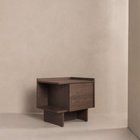 Kanso Nattbord 55 x 45,5 x 56,2 cm – Baltic Storm Oak med Oppbevaring