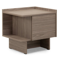 Kanso Nattbord 55 x 45,5 x 56,2 cm – Pearl Oak med Oppbevaring