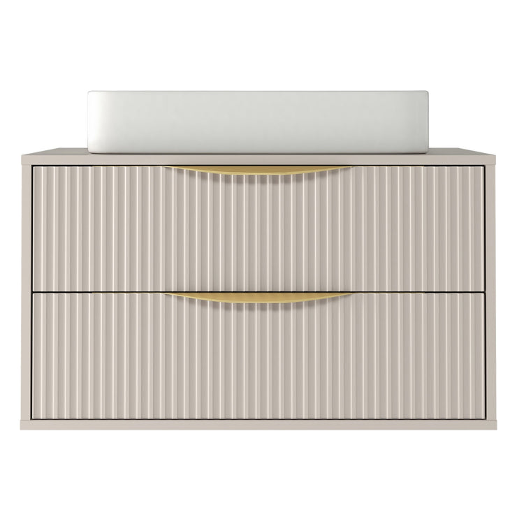 AVILA 2.0 – Servantskap i kasjmir 80 cm med mykt design og praktiske skuffer