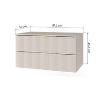 Servantskap Omi – kasmirbeige / 80 cm