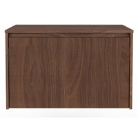 Servantskap Pezzo – valnøtt / rillet / 80 cm