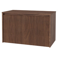 Servantskap Pezzo – valnøtt / rillet / 80 cm