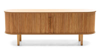 TV-benk Clemente – eik / naturlig / 160 cm