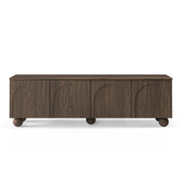 TV-benk Helene – valnøtt / kulebein / 161 cm