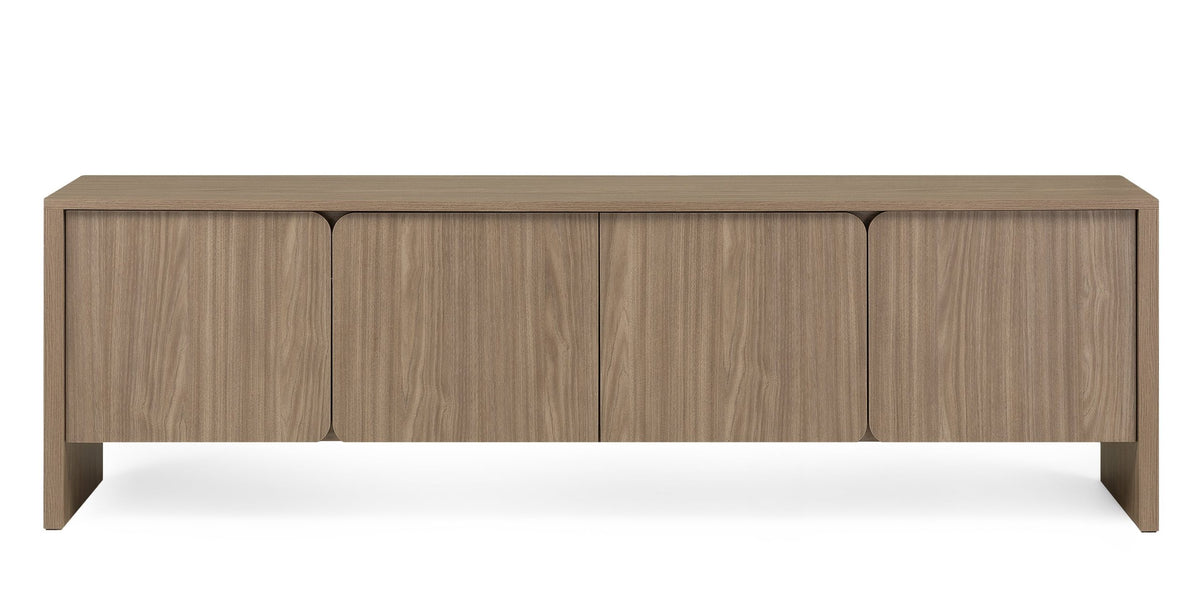 Moku TV-benk – perleeik, avrundede fronter, moderne design