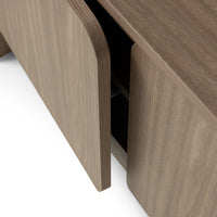 Moku TV-benk – perleeik, avrundede fronter, moderne design