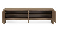 Moku TV-benk – perleeik, avrundede fronter, moderne design