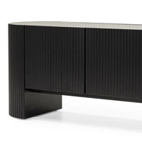 Skap SANSITA 180x45x60 MDF svart