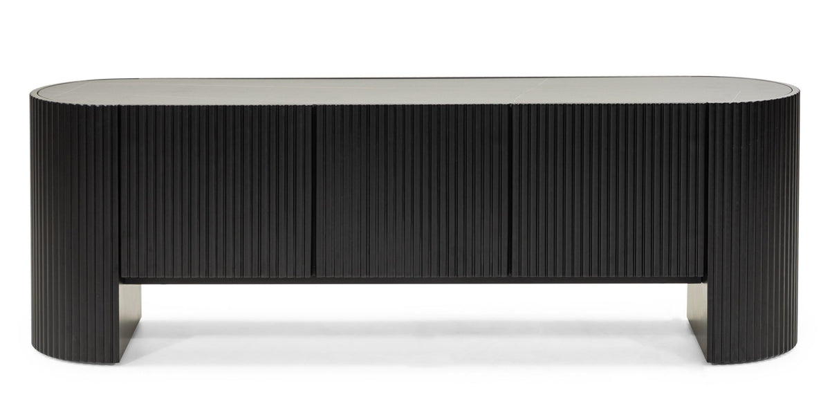 Skap SANSITA 180x45x60 MDF svart