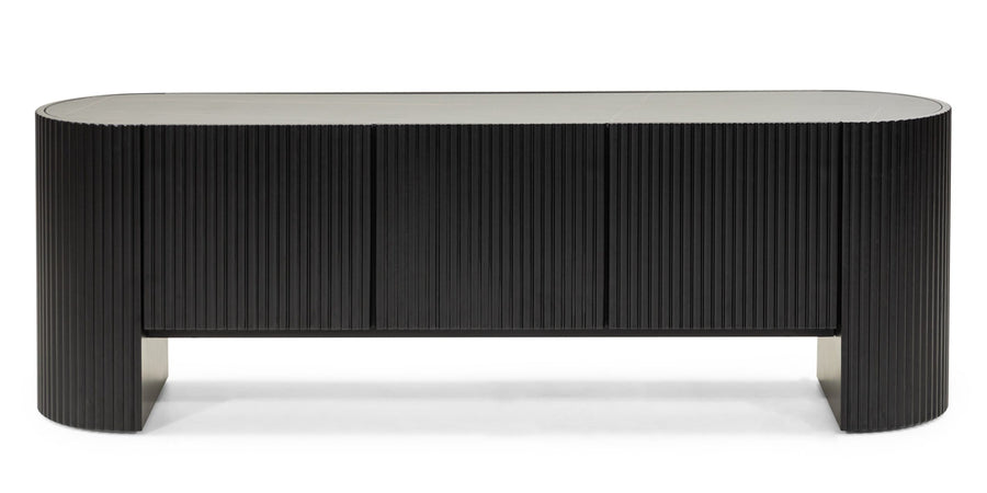 Skap SANSITA 180x45x60 MDF svart