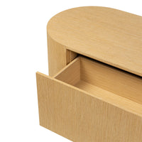 Aspen TV-benk i eikefinér 200 cm – moderne nordisk design